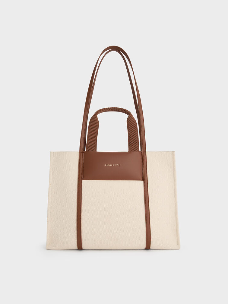 Shalia Canvas Tote Bag, Multi, hi-res