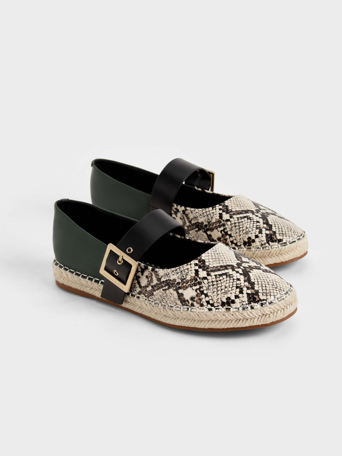 Snake shop print espadrille