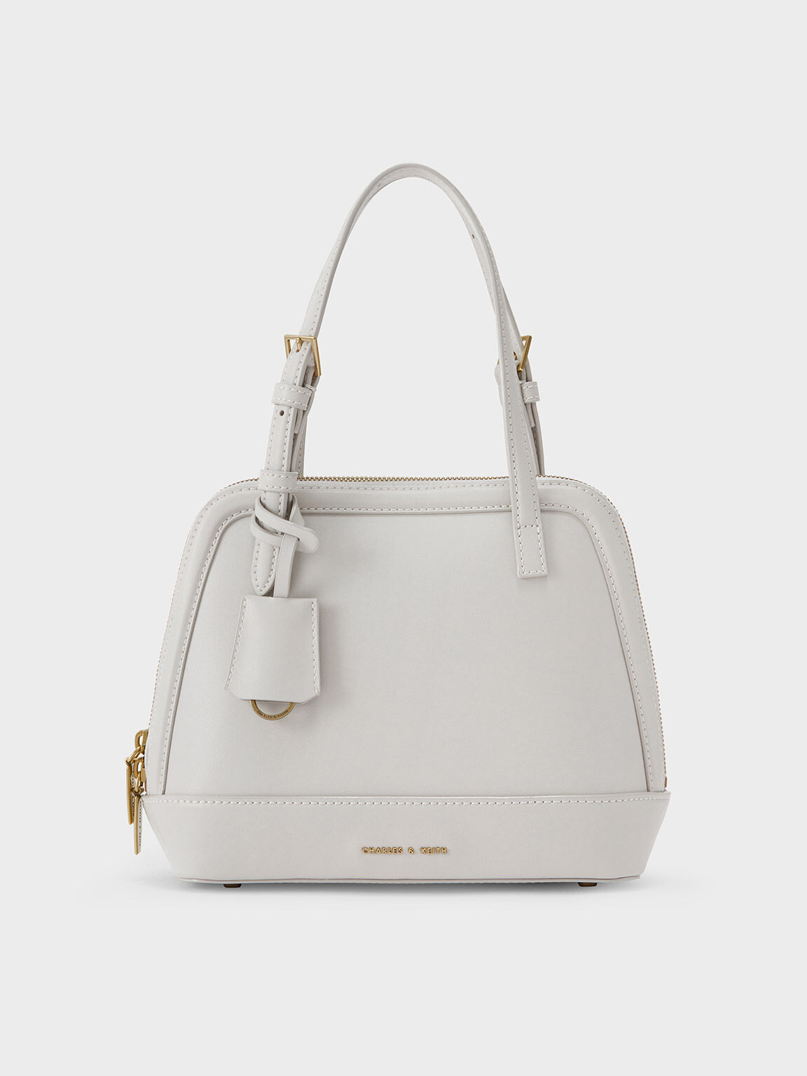 Charles & keith double zip structured bag new arrivals