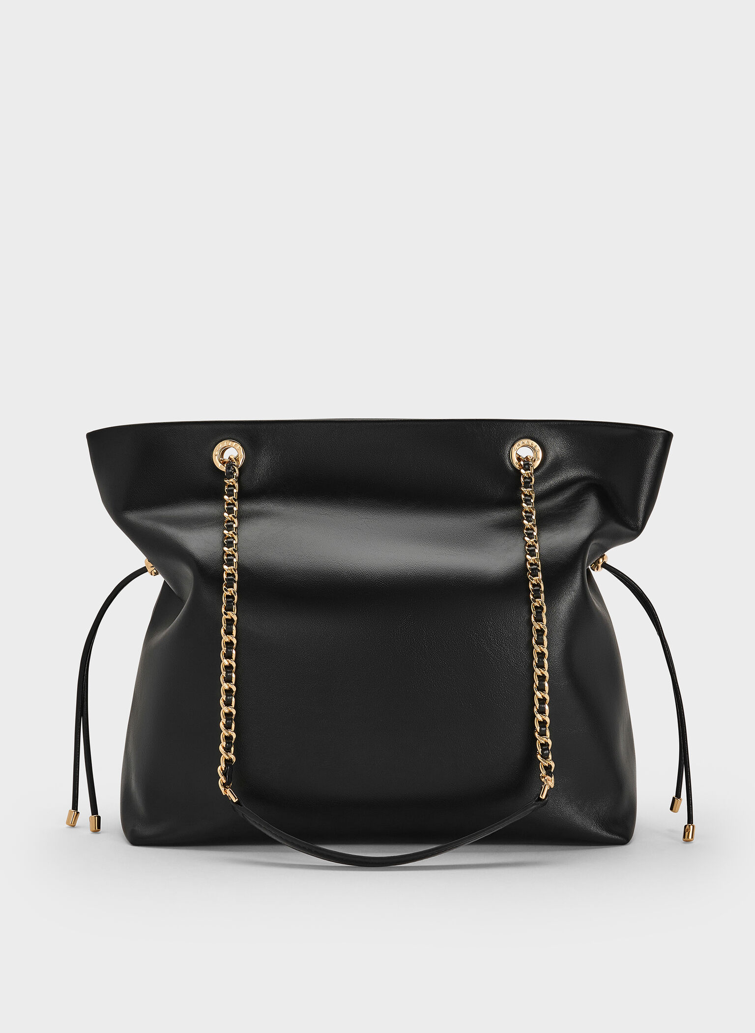 Arya Braided-Strap Double-Handle Tote Bag, Black, hi-res