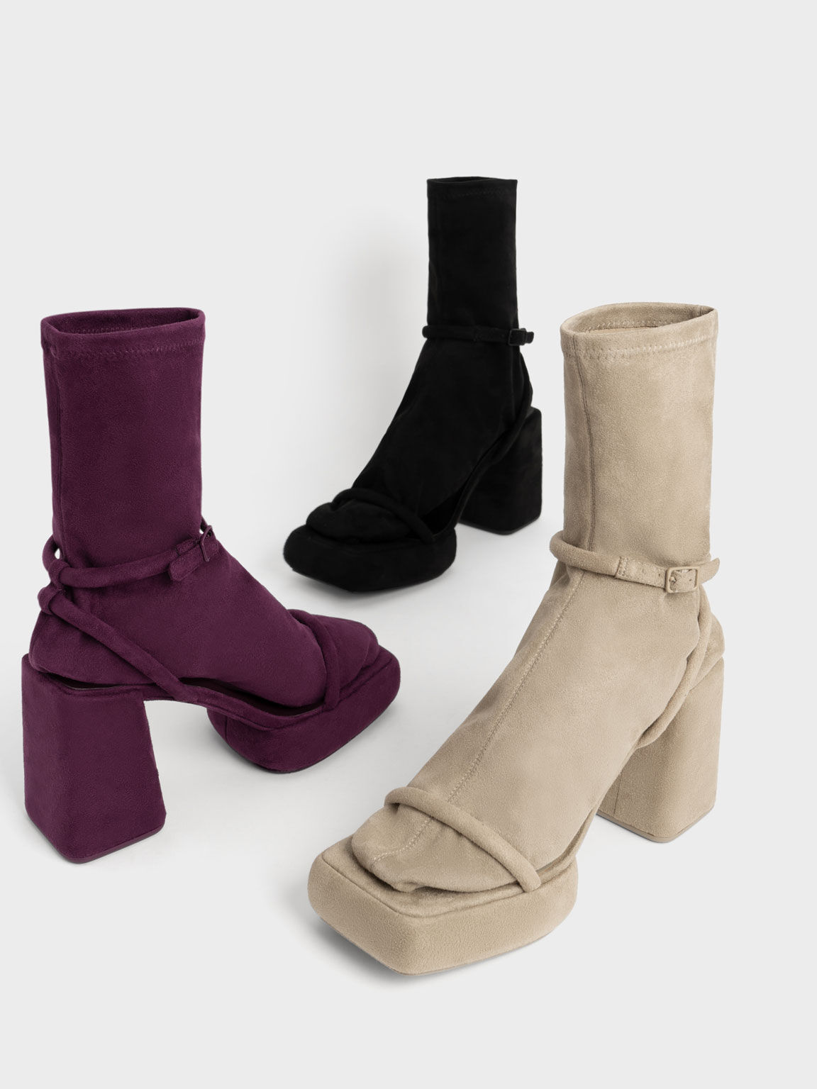 Burgundy calf hot sale boots