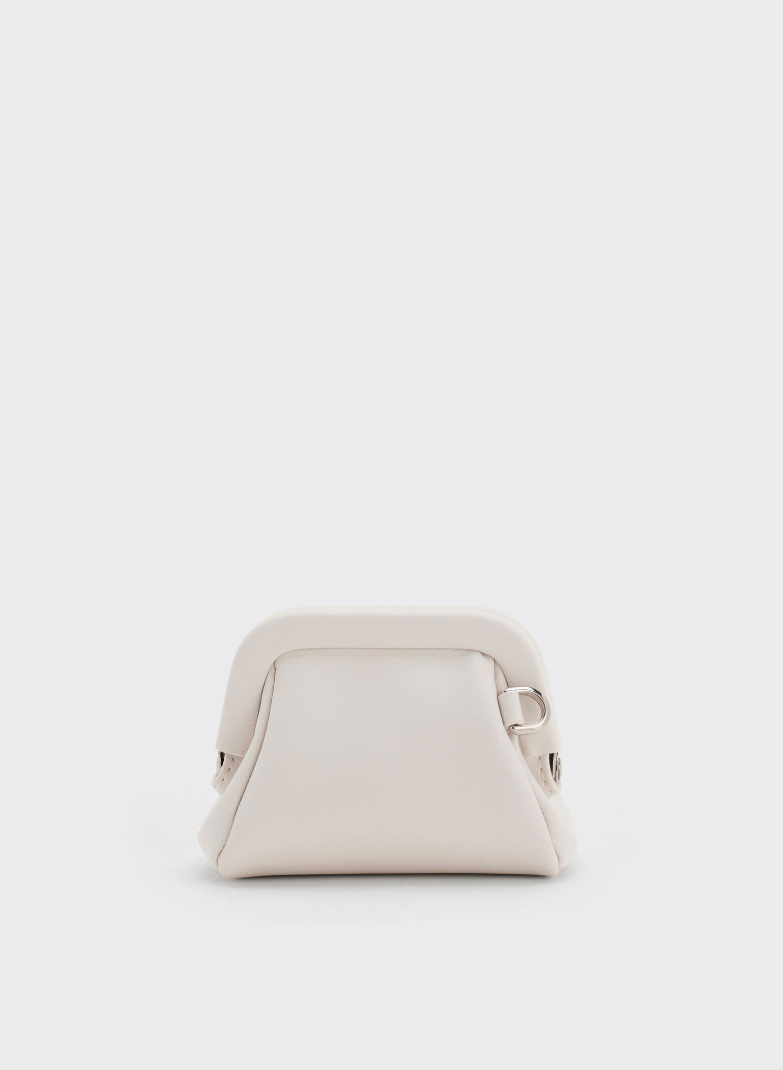 Bow Micro Bag Charm, Meringue White, hi-res