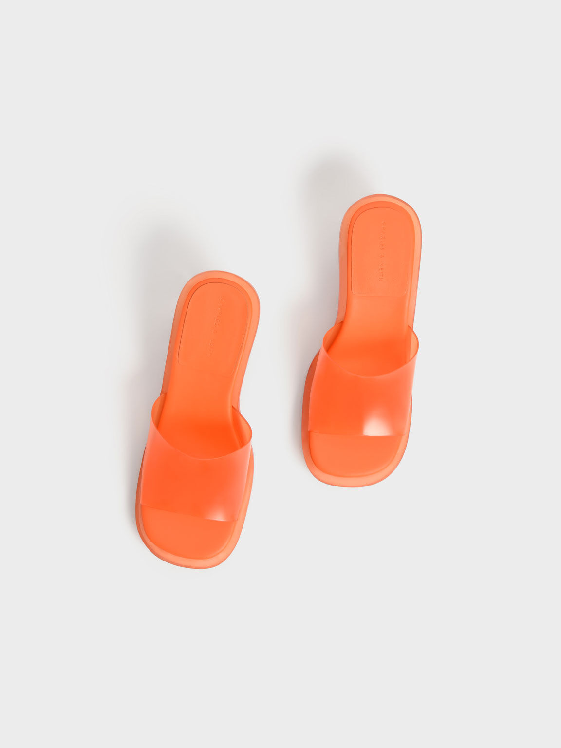Plastic mules on sale