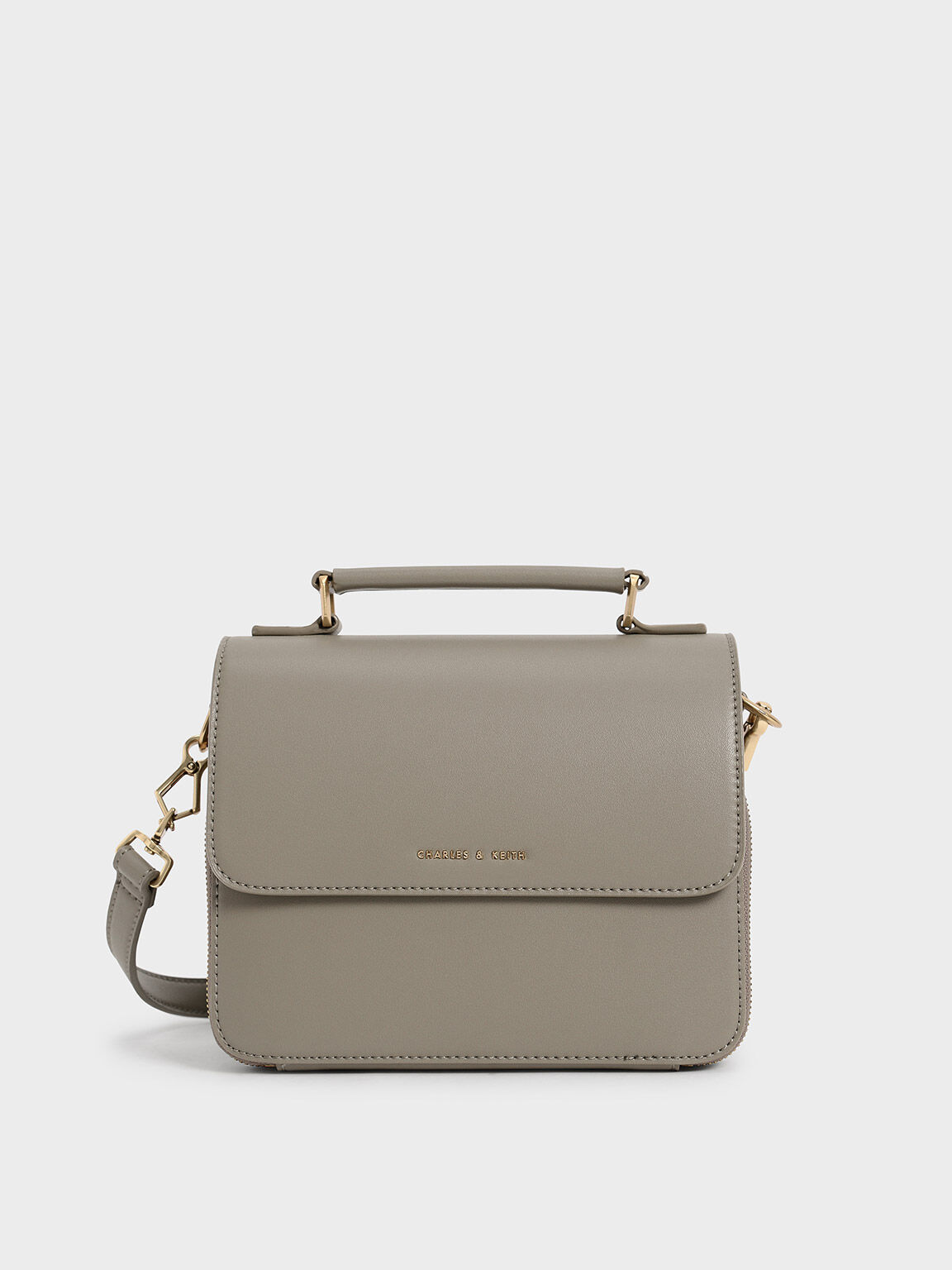 Taupe crossbody bag clearance