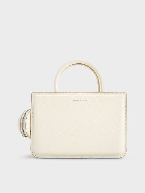 Kay Tote Bag, Cream, hi-res
