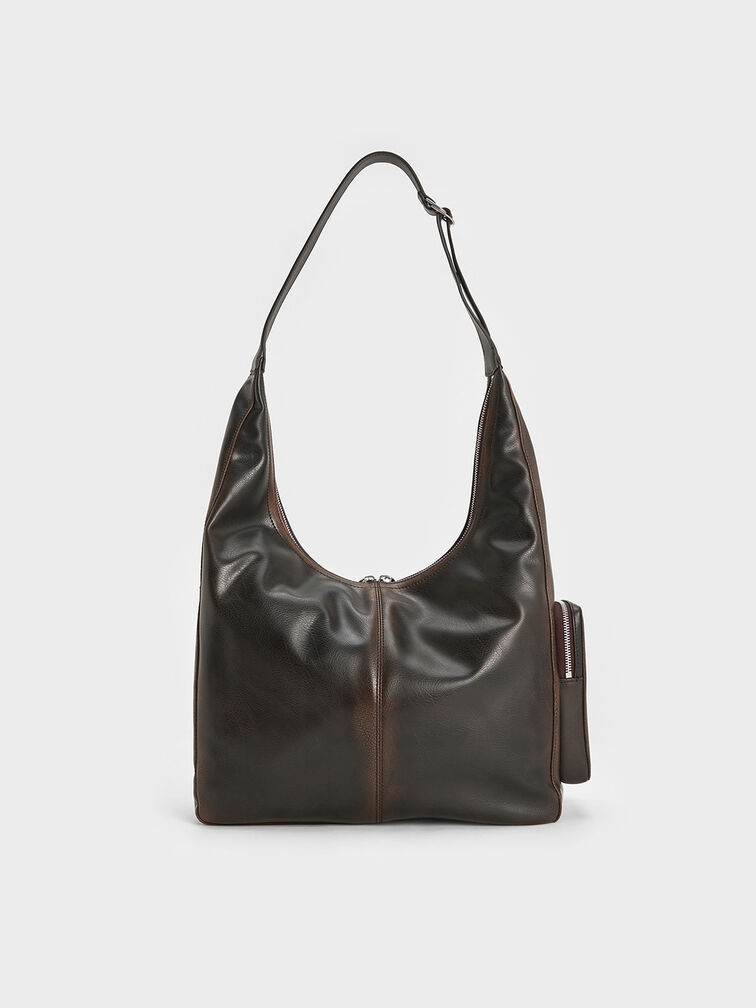Thora Multi-Pocket Hobo Bag, Multi, hi-res