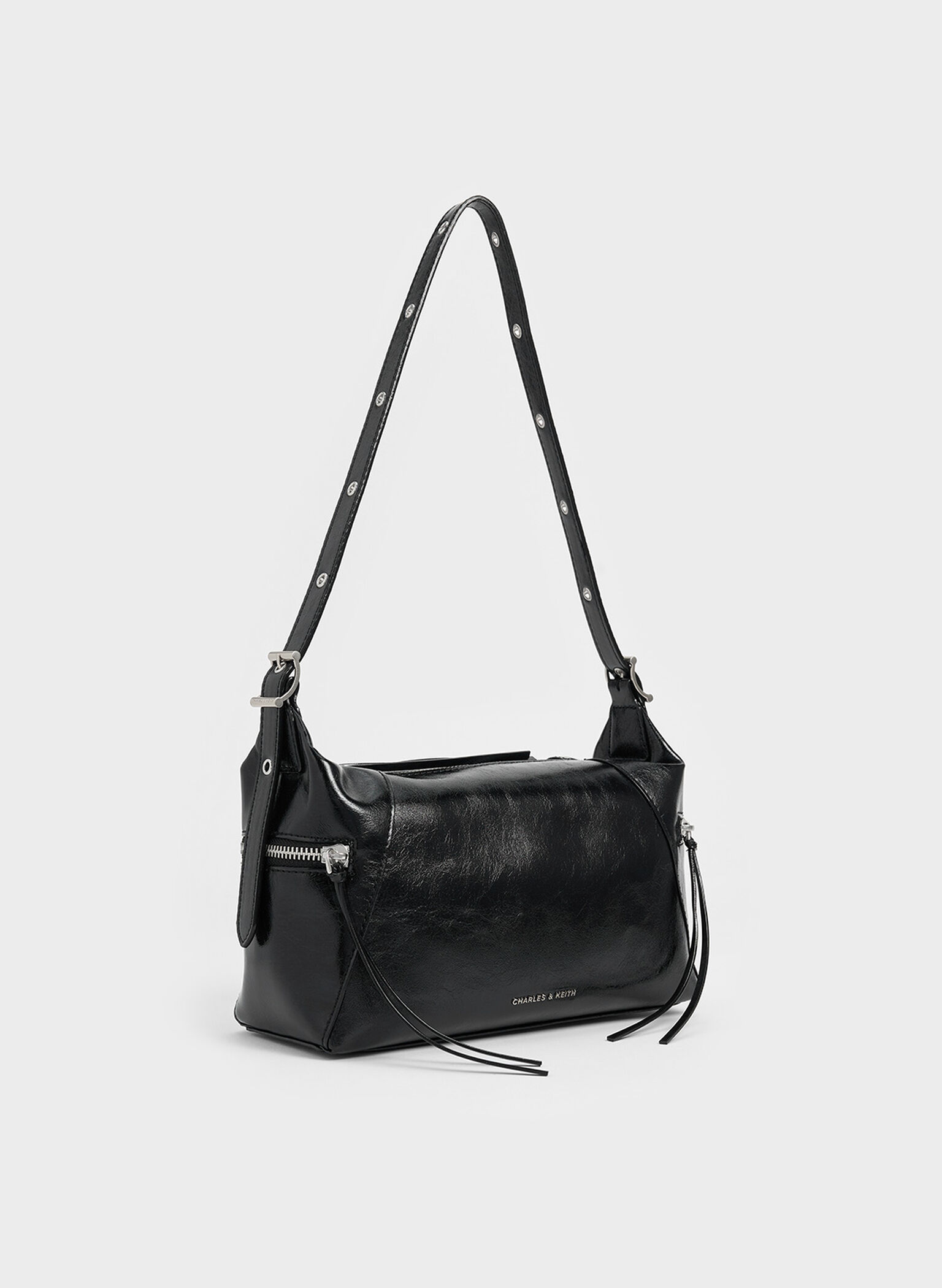 Xylia Shoulder Bag, Noir, hi-res