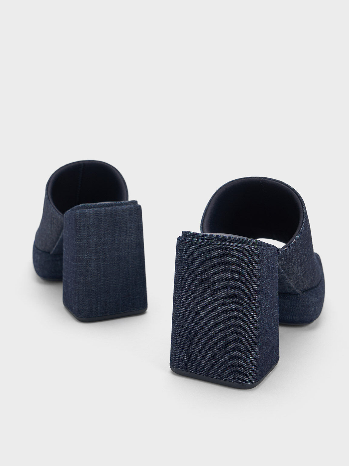 Navy blue mules uk on sale