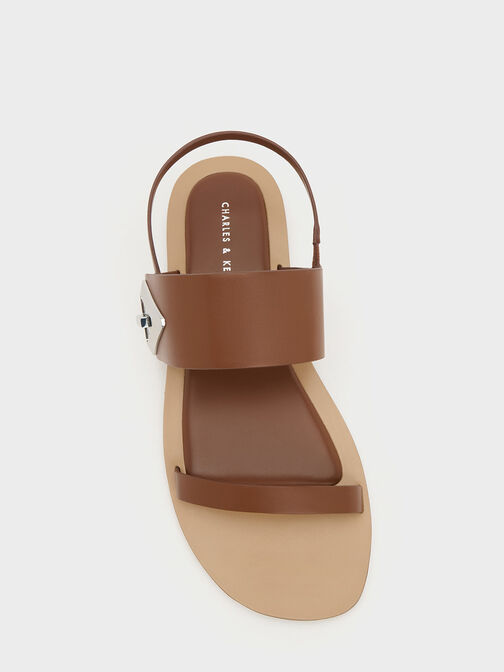 Trice Double Strap Sandals, Cognac, hi-res