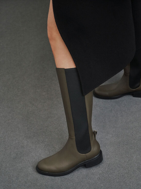 Shop Womenâs Knee-High Boots Online | CHARLES & KEITH UK