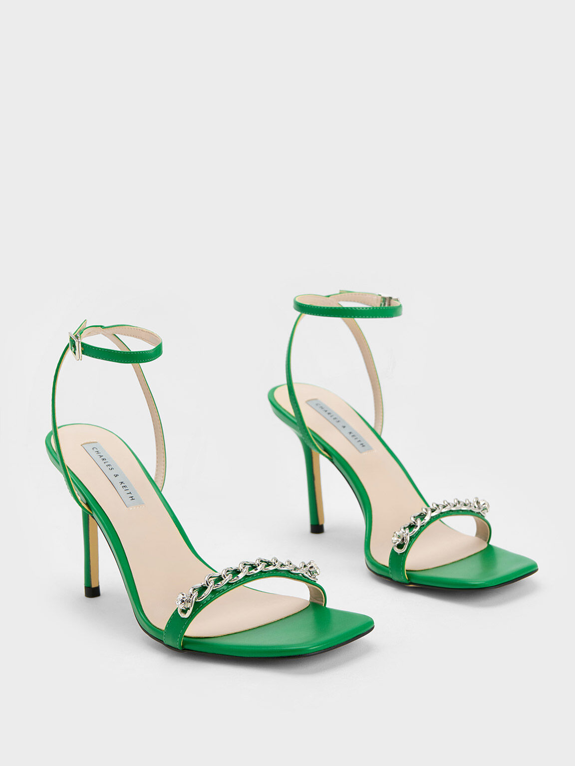Charles and keith ankle strap sandals on sale