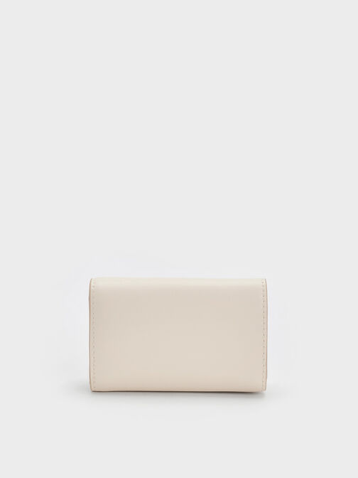 Enola Front Flap Wallet, Cream, hi-res