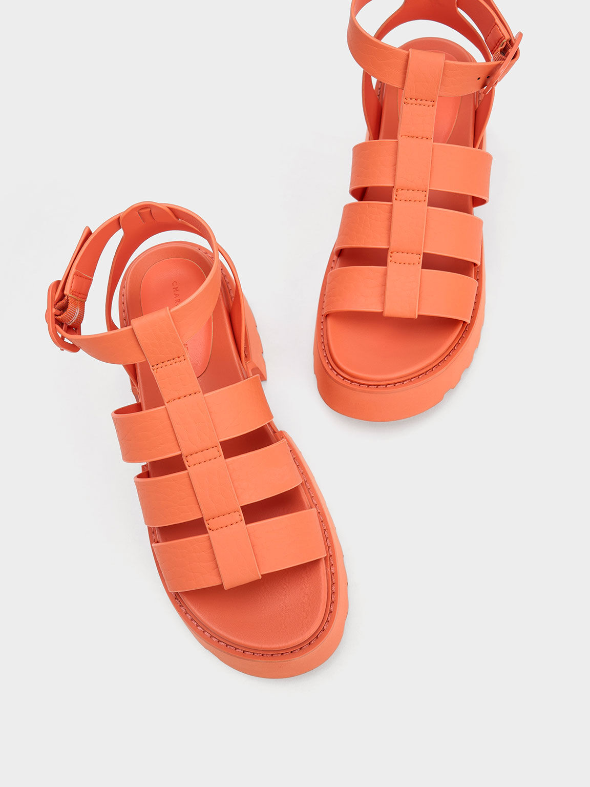 Orange jelly sandals cheap