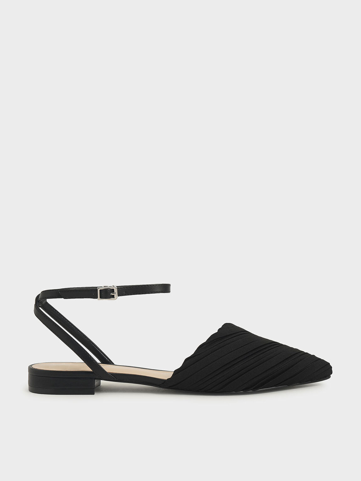 flat court shoes with strap