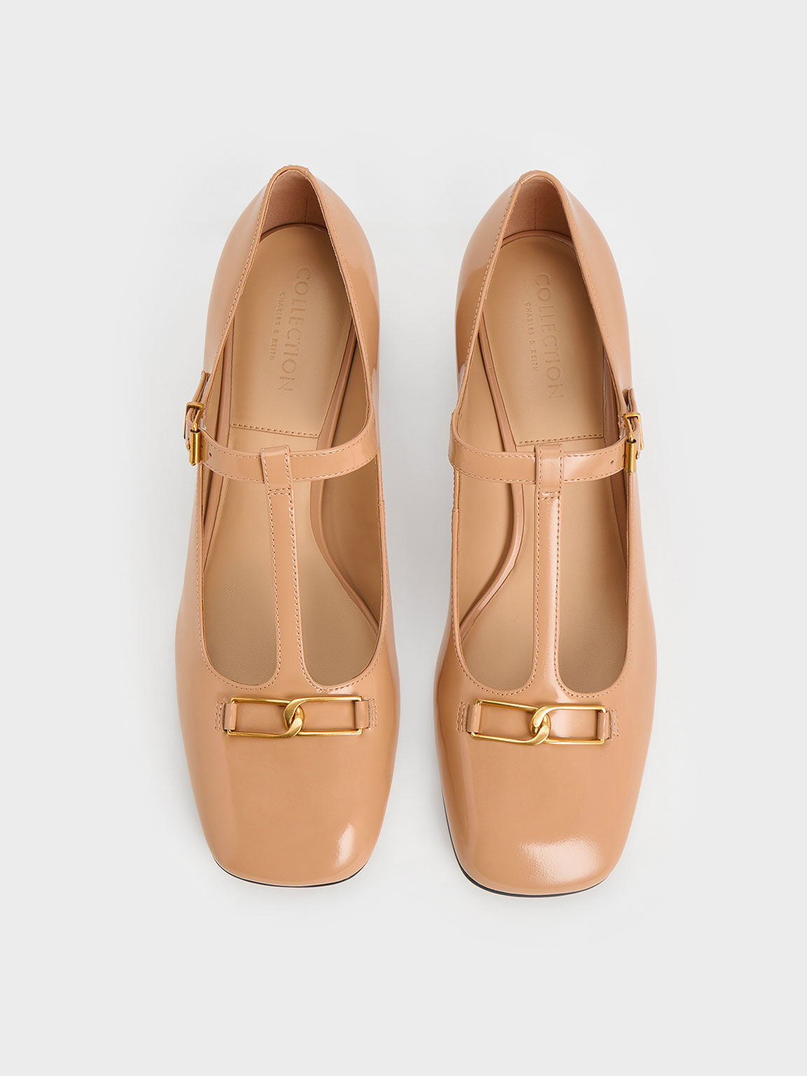 Neutral Mary Jane Shoes Shop Online CHARLES KEITH UK