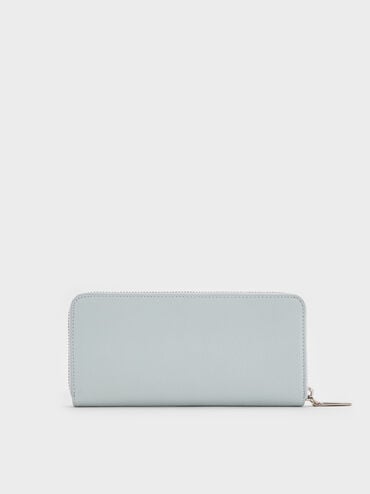 Dulcie Zip-Around Long Wallet, Sea Salt Blue, hi-res