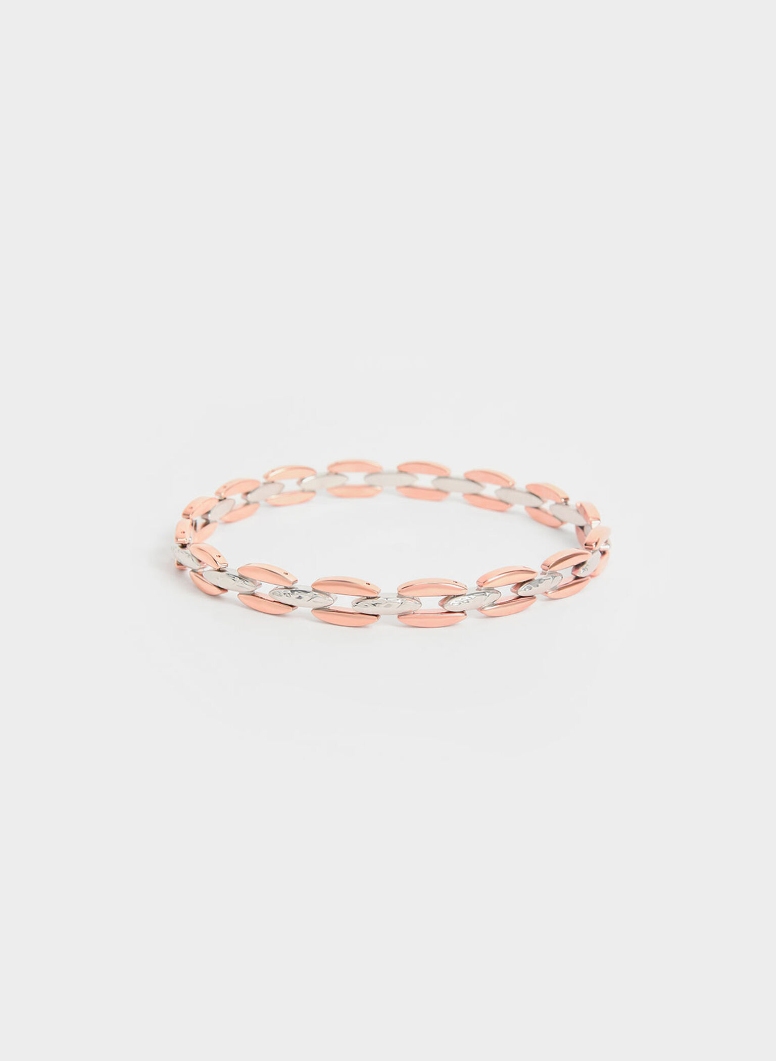 Chain-Link Choker Necklace, Multi, hi-res