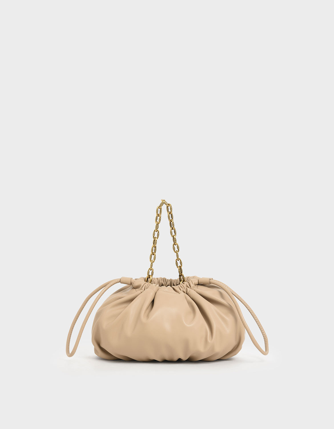 drawstring clutch bag