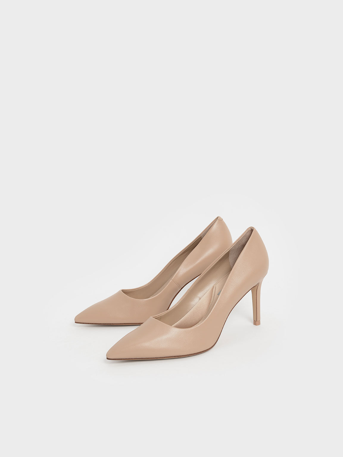 Nude block online heel pump