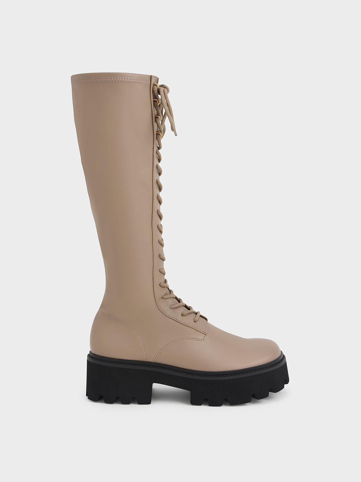 Commute Knee-High Boots​, Taupe, hi-res