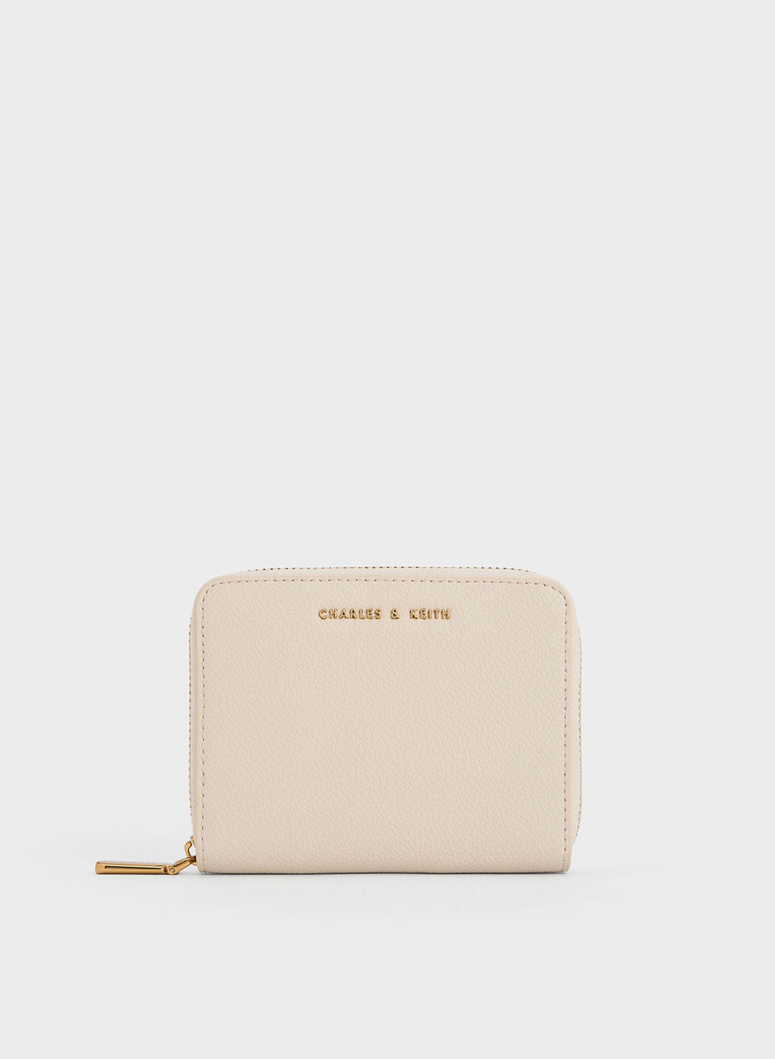 Dulcie Zip-Around Square Wallet, Ivory, hi-res