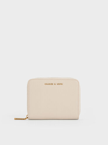 Dulcie Zip-Around Square Wallet, Ivory, hi-res