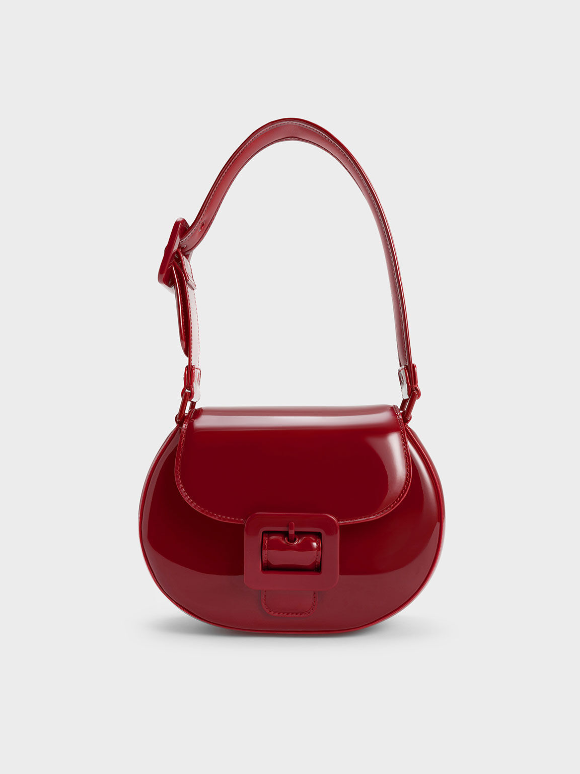 Charles and keith red bag discount