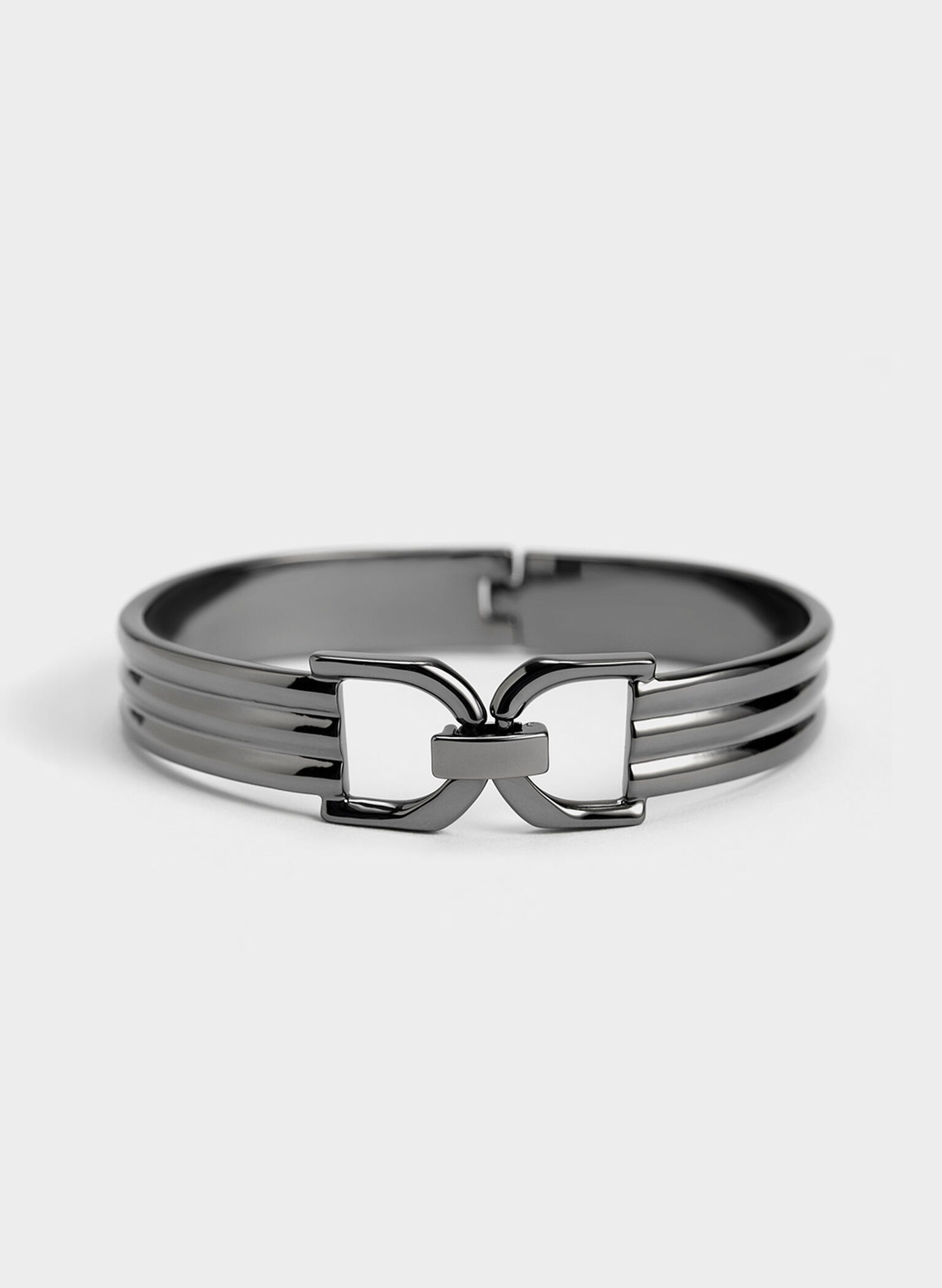 Gabine Cuff Bracelet, Black, hi-res
