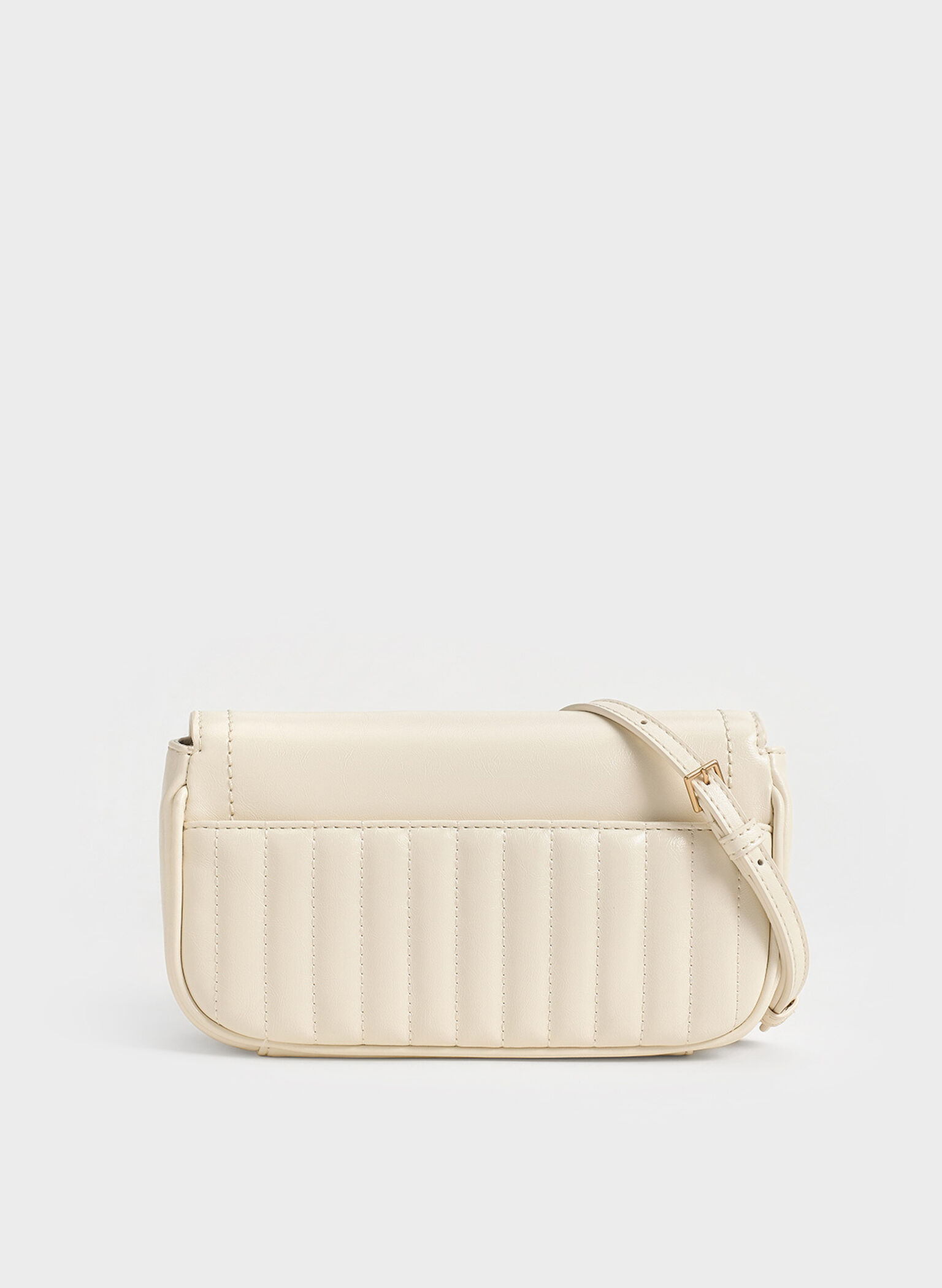 Mini Donna Crinkle-Effect Bag, Cream, hi-res