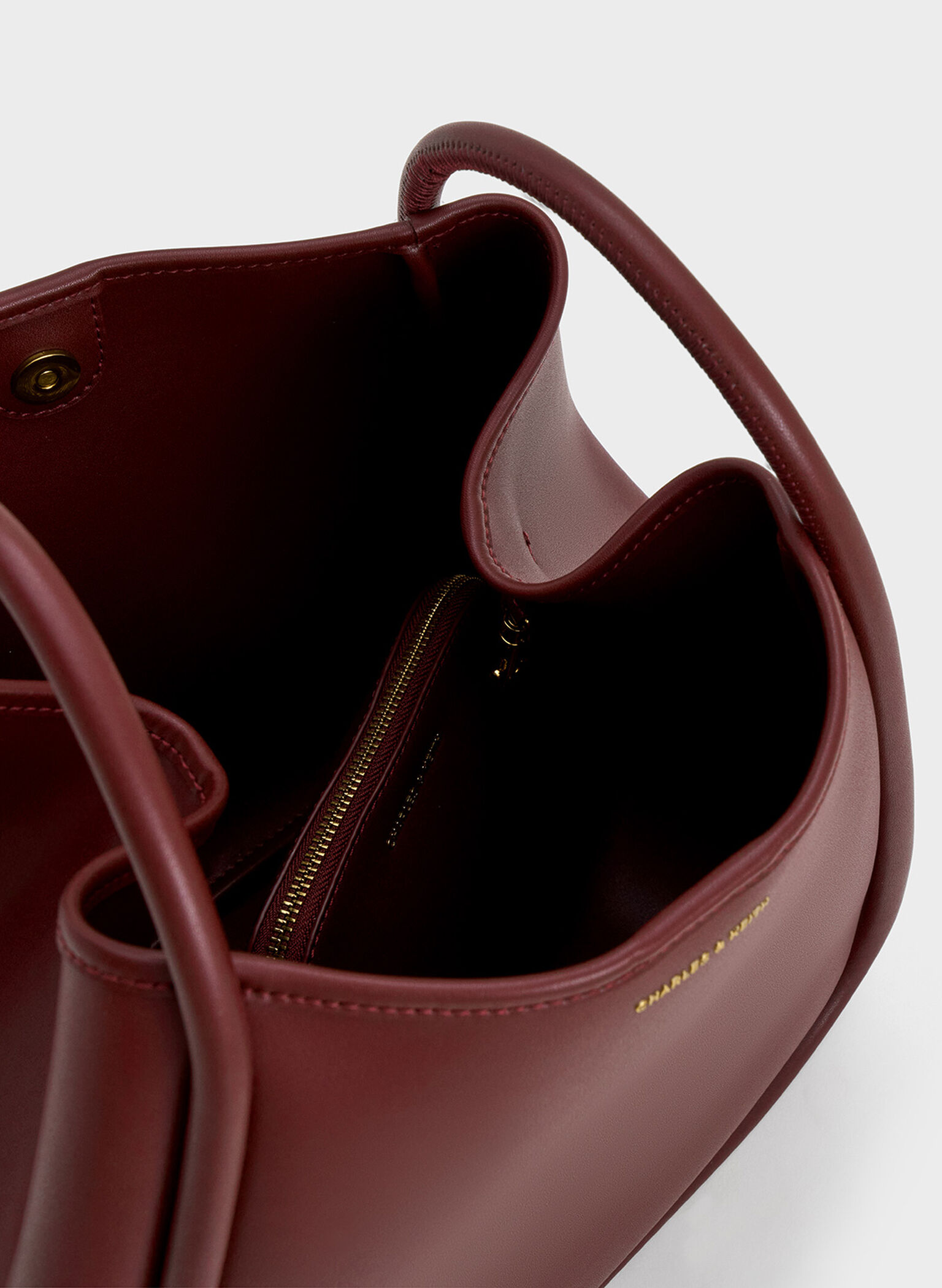 Lyla Tubular Slouchy Tote Bag, Mulberry Plum, hi-res