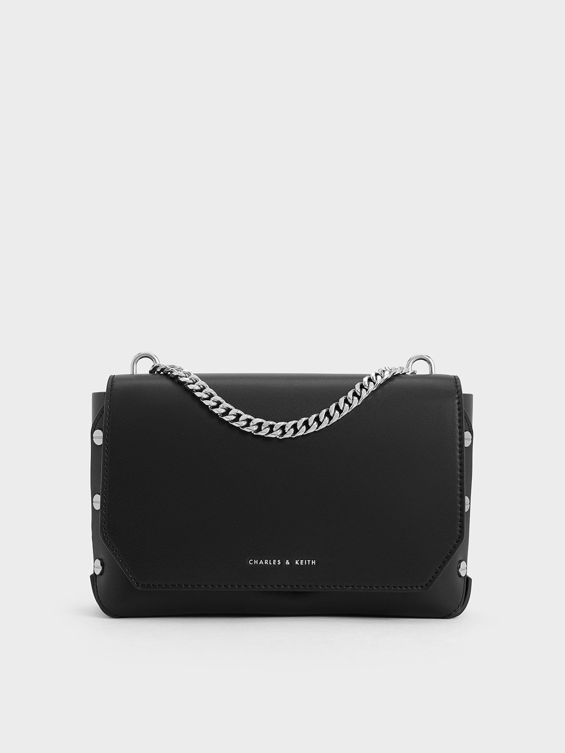 Clea Chain Handle Bag Noir