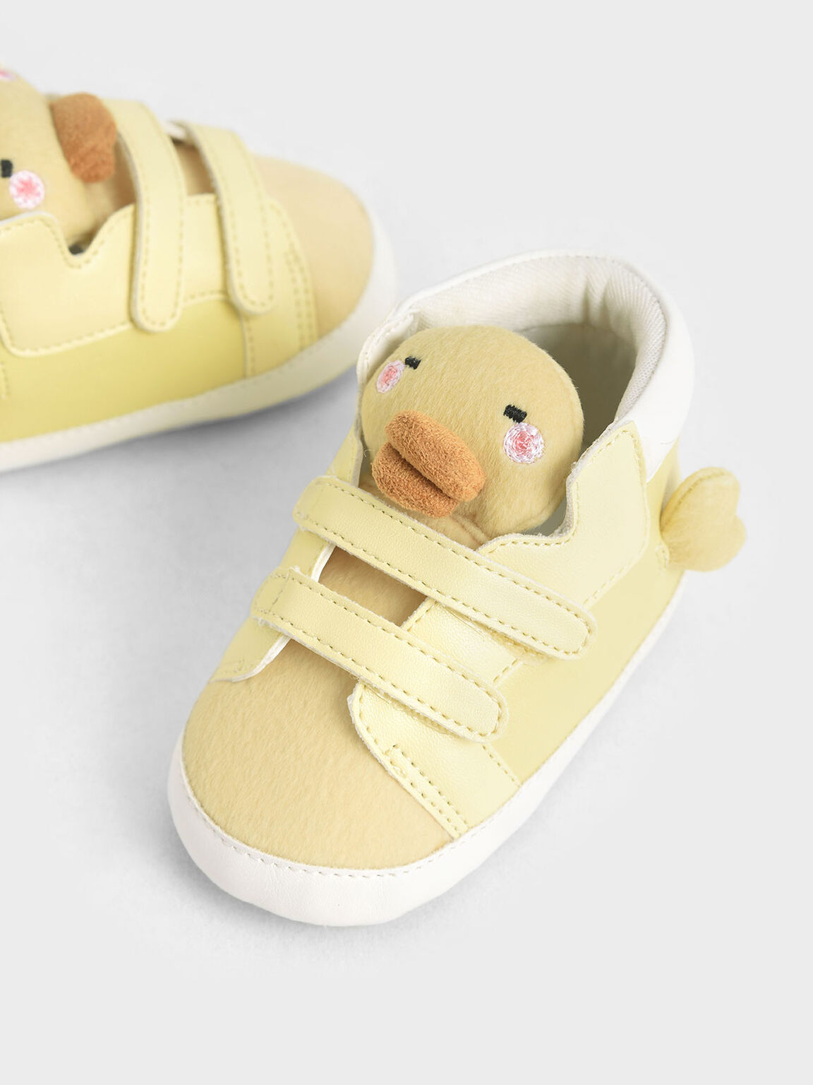 Baby Girls' David The Duck High Top Sneakers, Yellow, hi-res