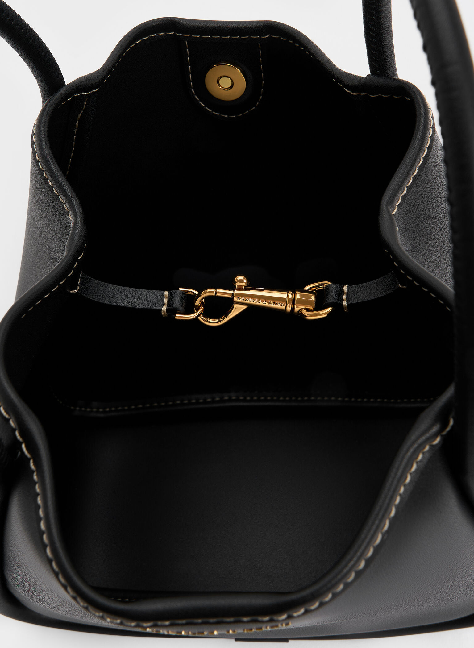Mini Lyla Tubular Tote Bag, Black, hi-res