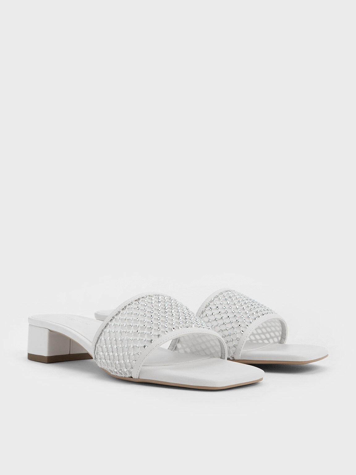 White Saeda 85 crystal-embellished satin sandals | Jimmy Choo | MATCHES UK