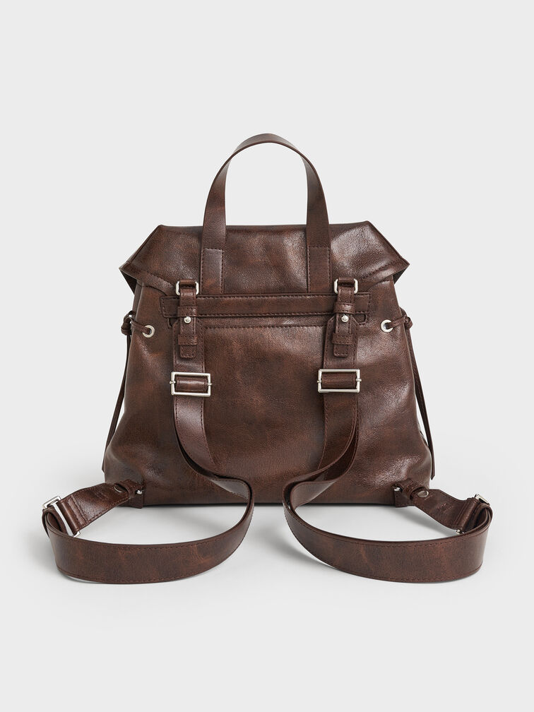 Noane Backpack, Distressed Coffee, hi-res