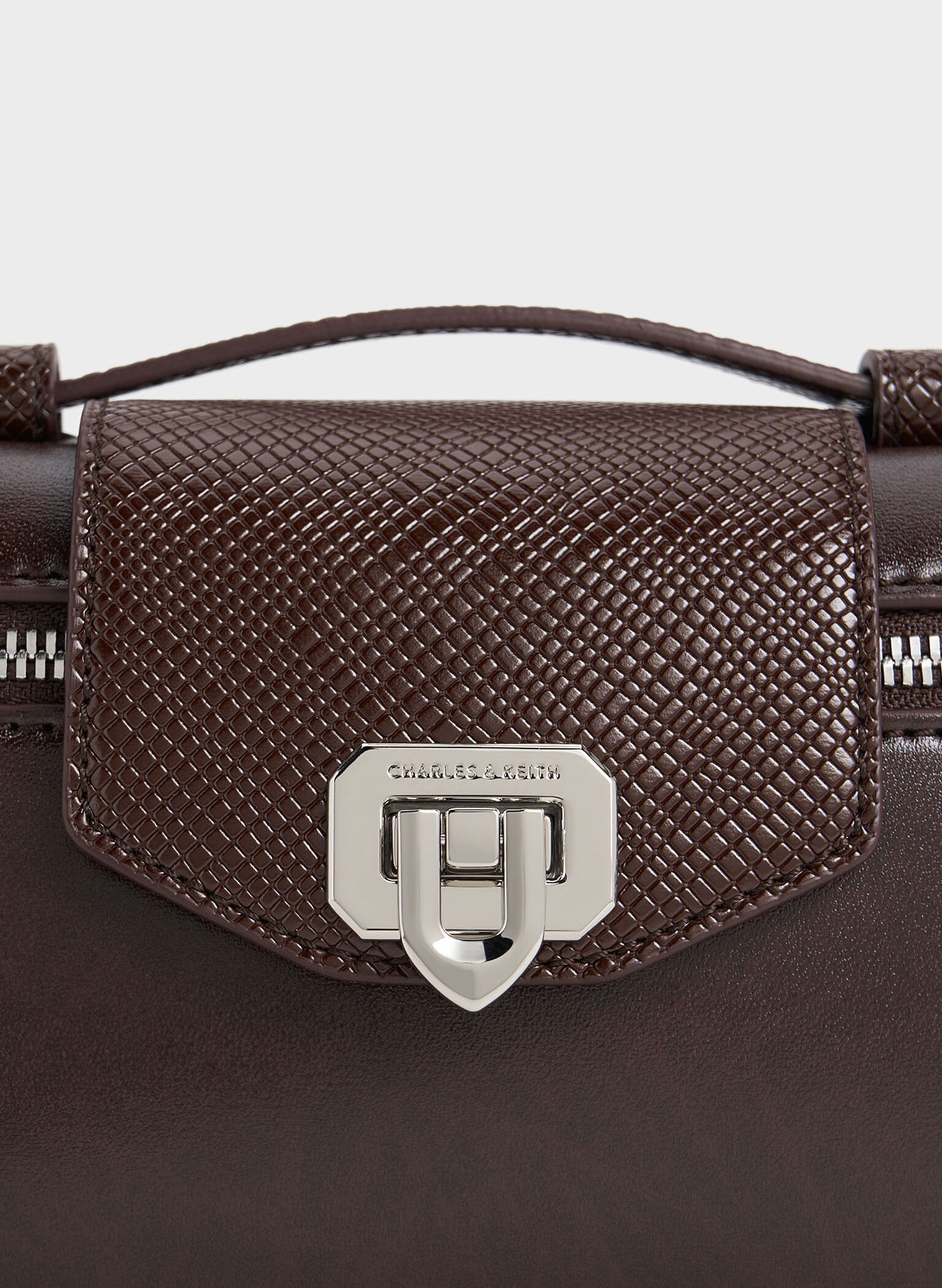 Arwen Top Handle Vanity Bag, Plum, hi-res