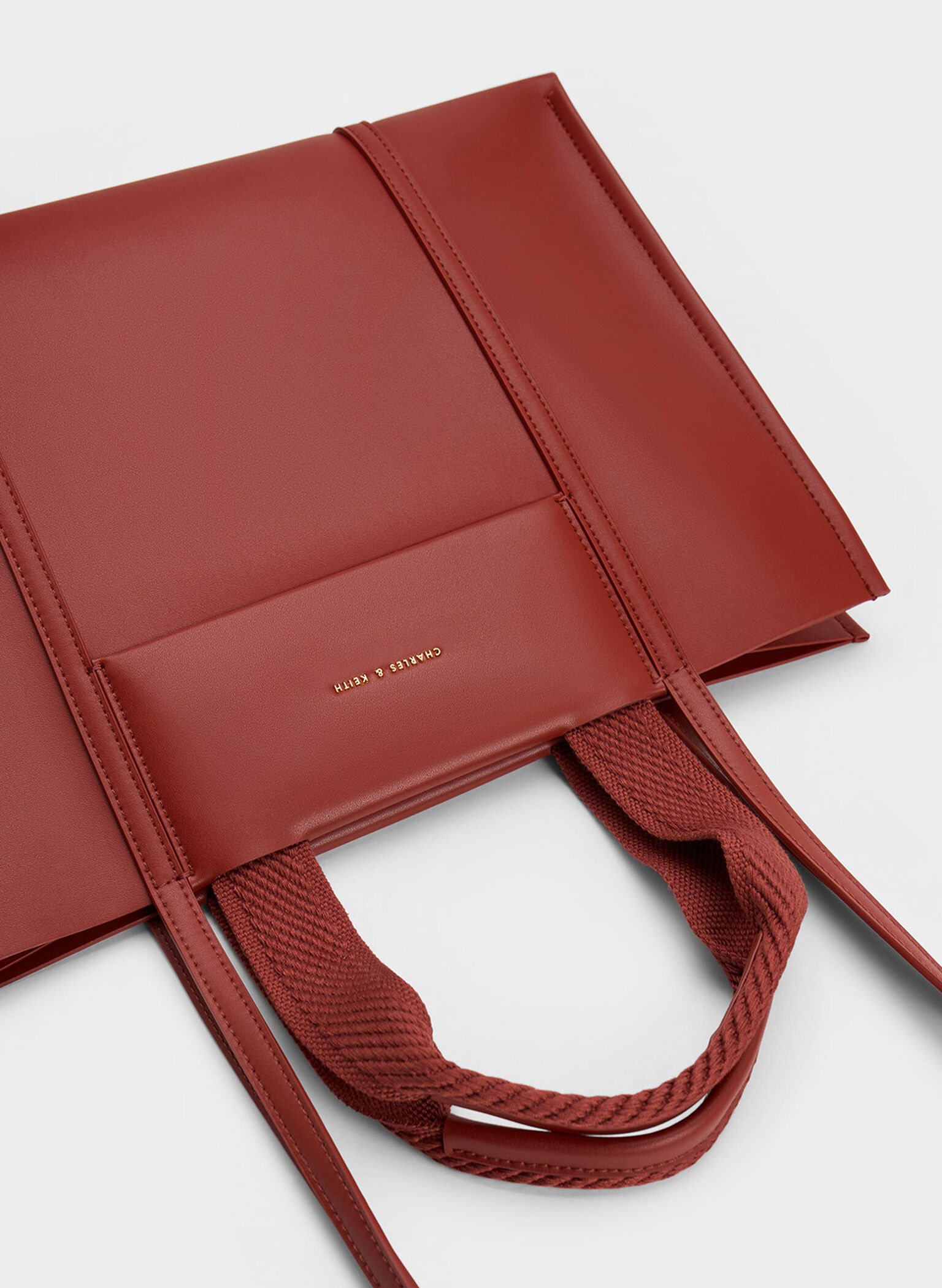 Shalia Tote Bag, Brick, hi-res