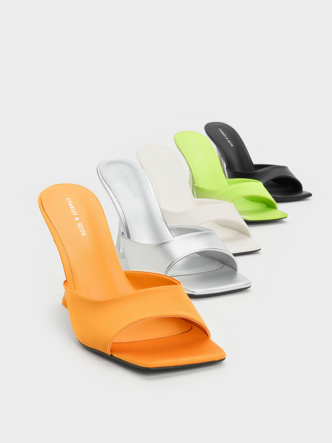 Neon sales clear mules
