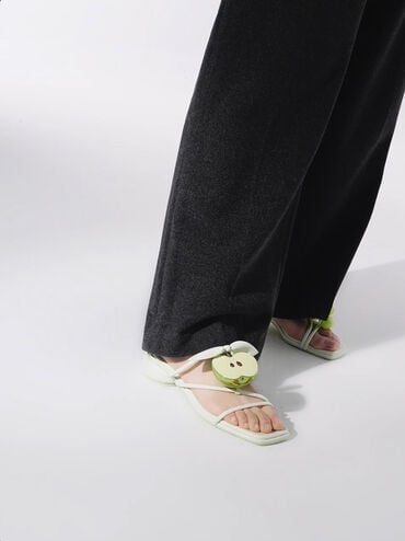 Strappy Tie-Around Sandals, Mint Sorbet, hi-res
