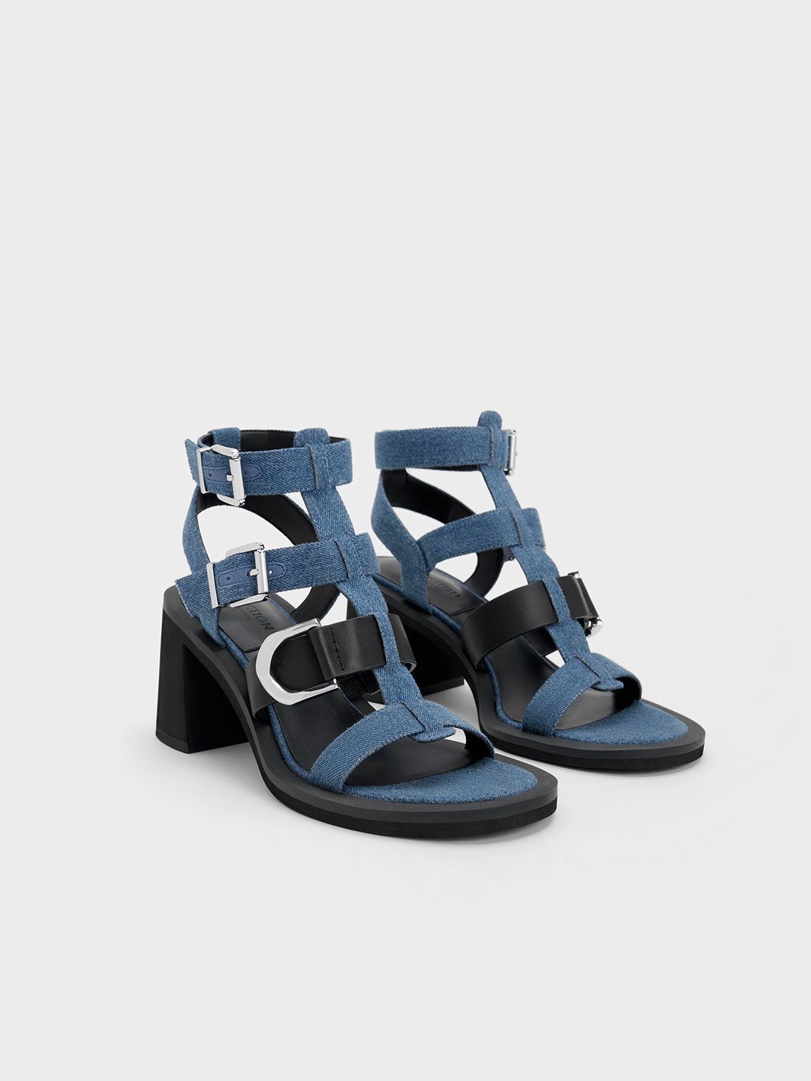 Blue jean gladiator sandals 2025