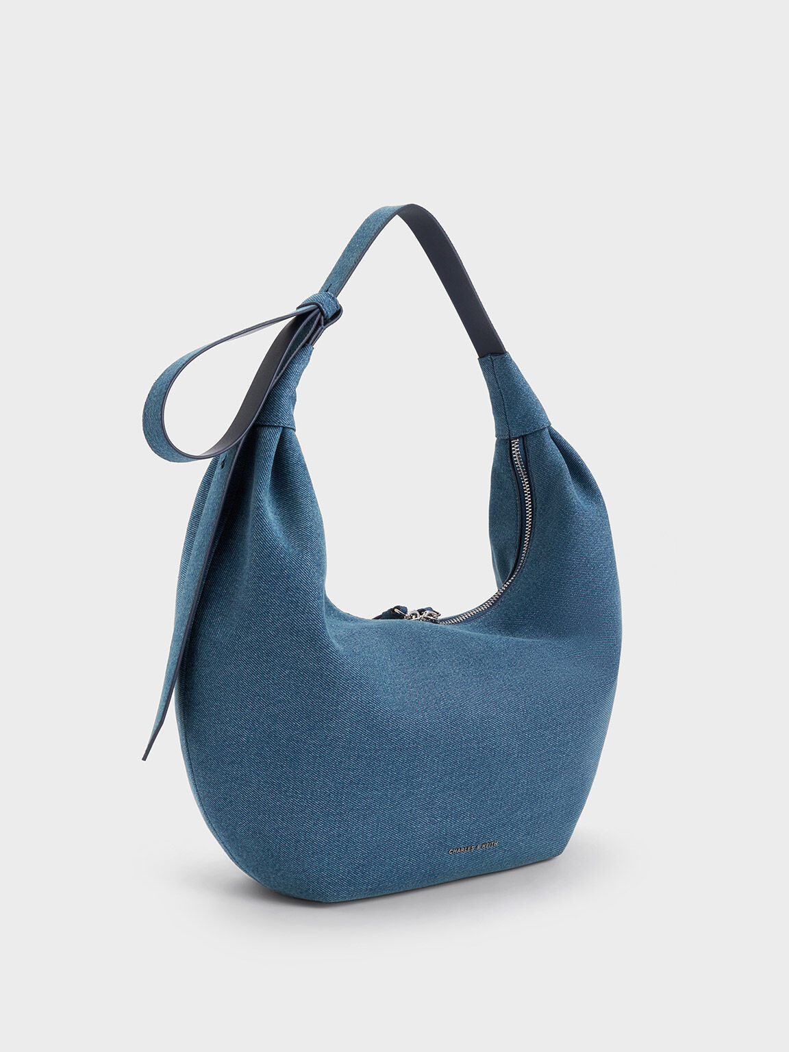 Charles and keith denim bag on sale