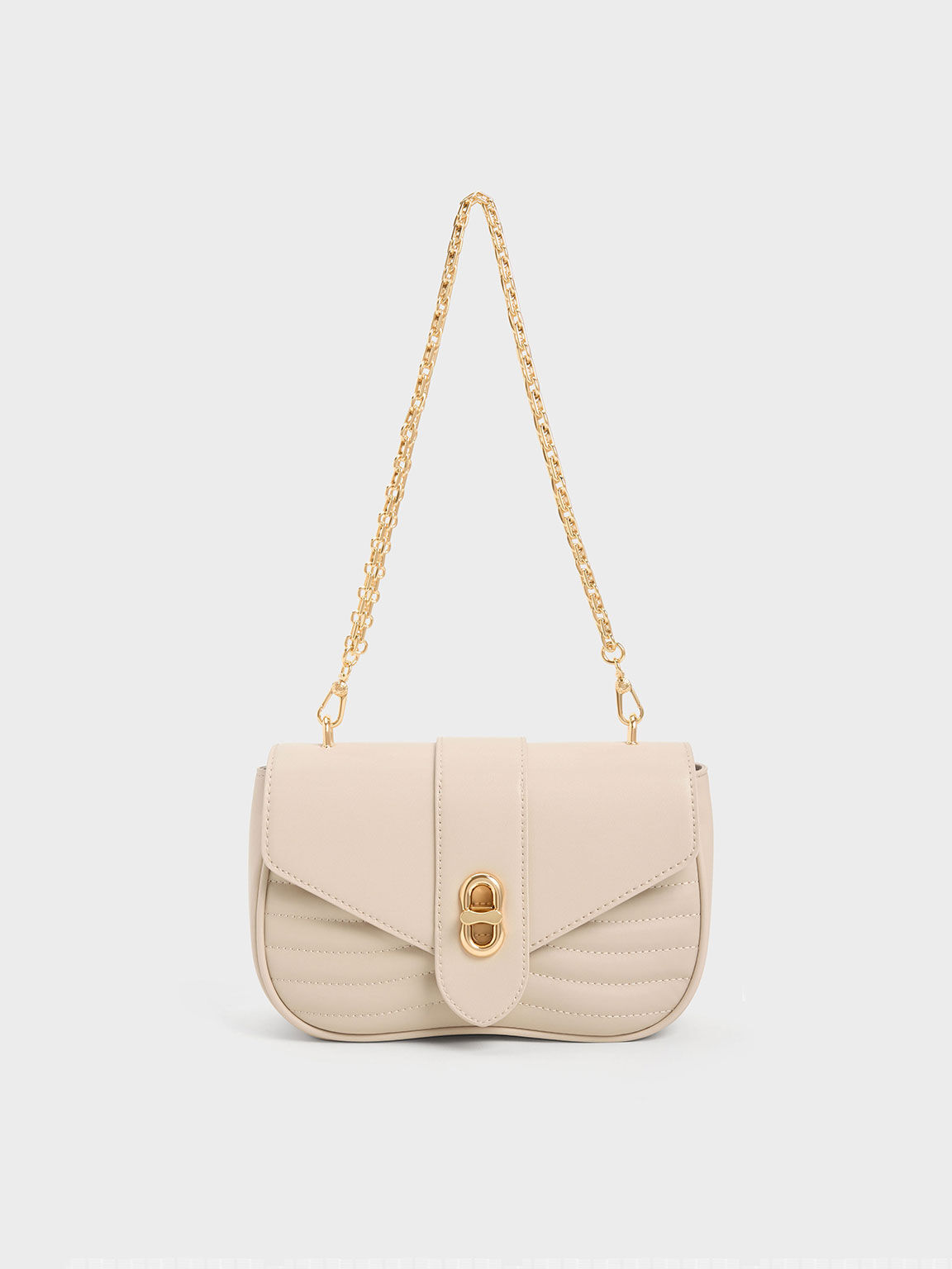 Oat Aubrielle Panelled Crossbody Bag CHARLES KEITH UK