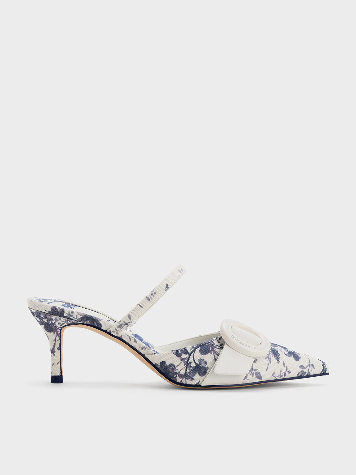 Floral deals mules shoes
