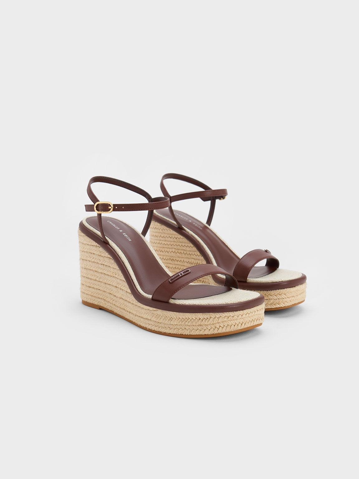 Espadrille Wedges Brown