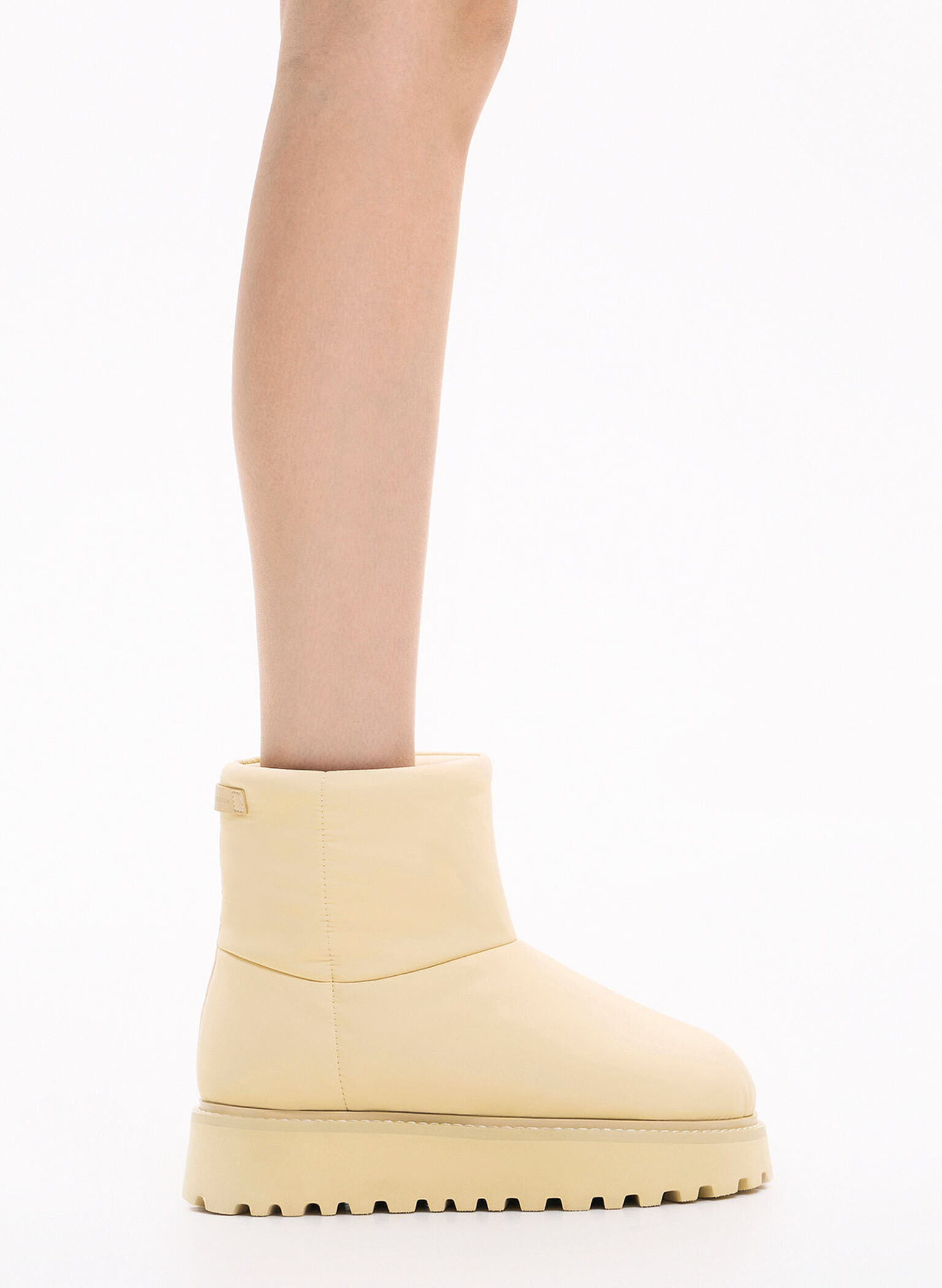 Romilly Puffy Ankle Boots, Beige, hi-res