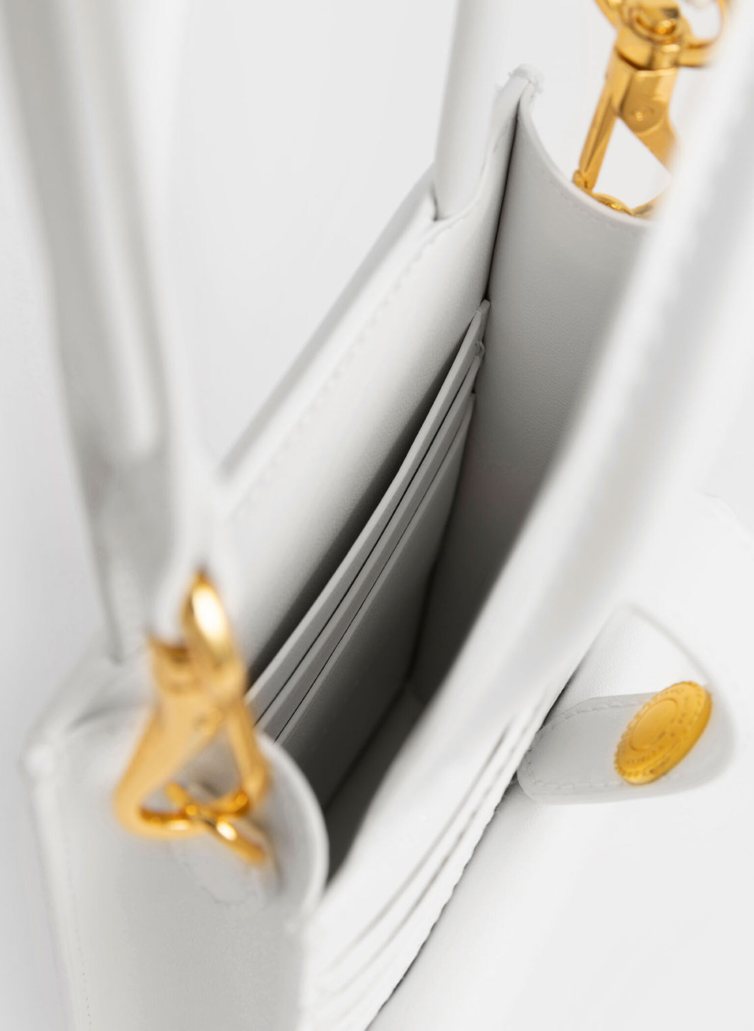 Este Belted Phone Pouch, White, hi-res
