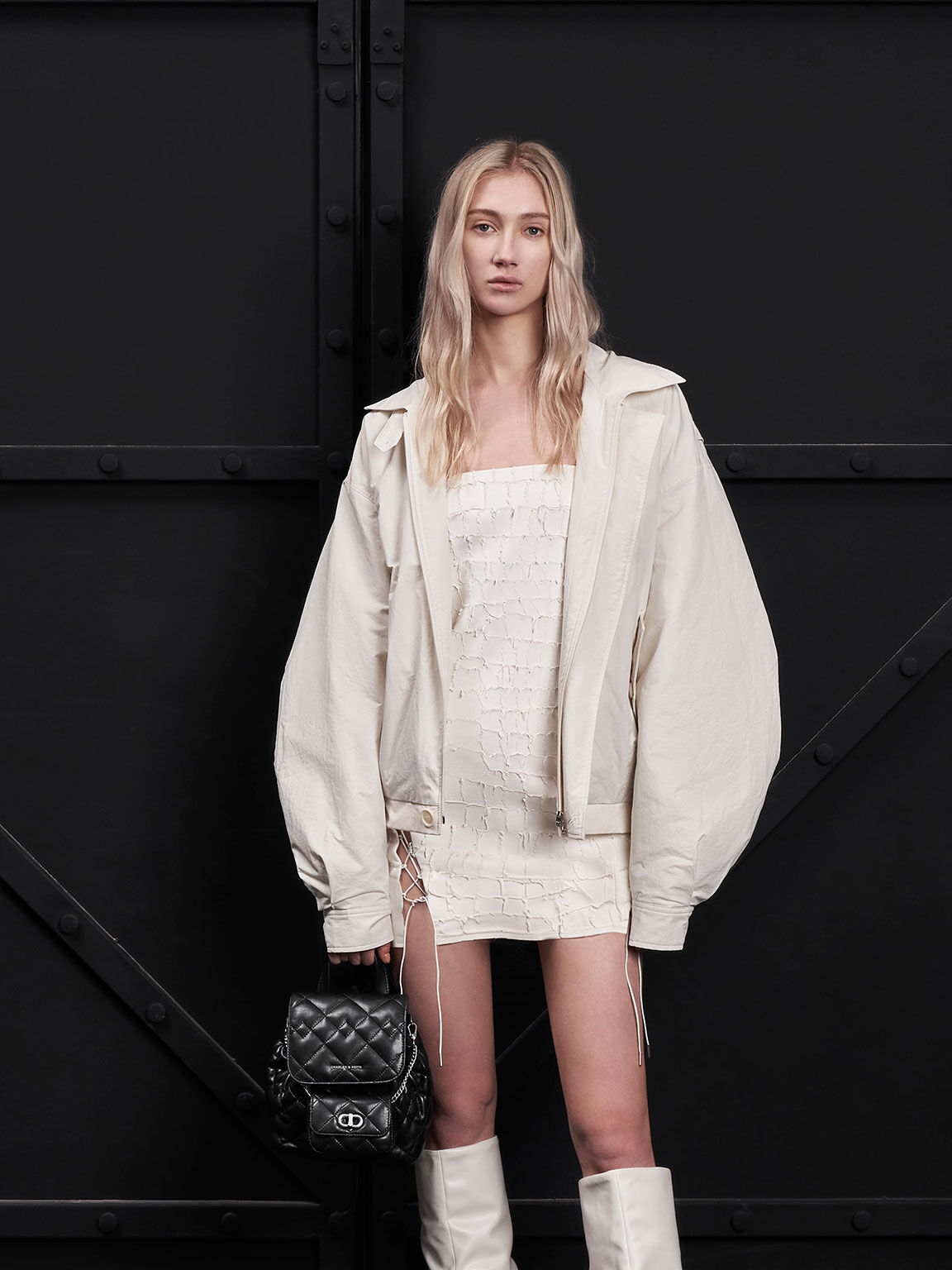 Charles and keith ransel bag shop