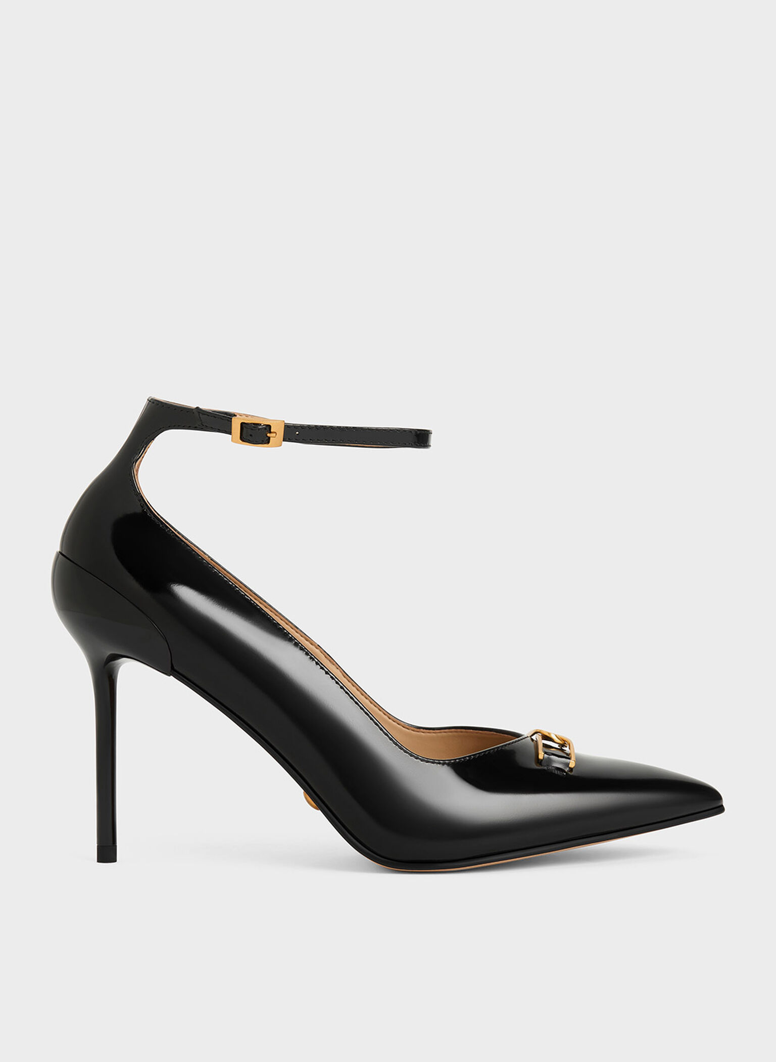 Gabine Leather Stiletto Heel Pumps, Black Box, hi-res