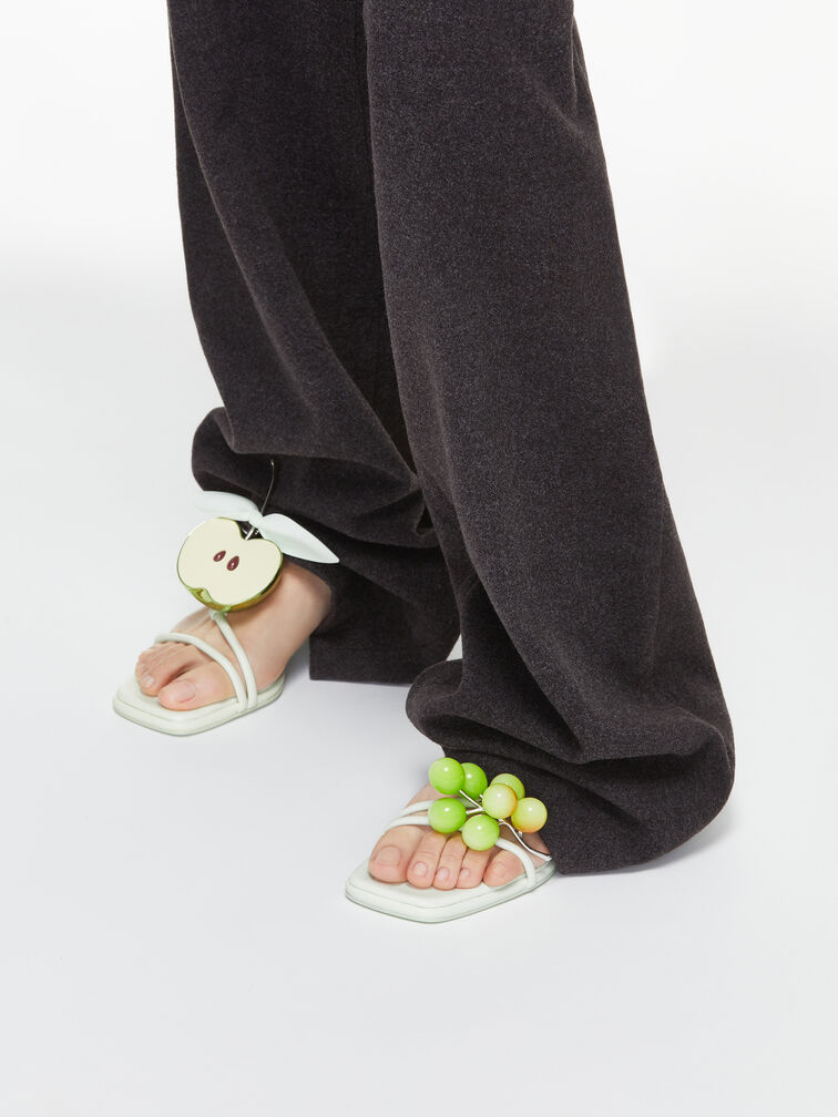 Strappy Tie-Around Sandals, Mint Sorbet, hi-res