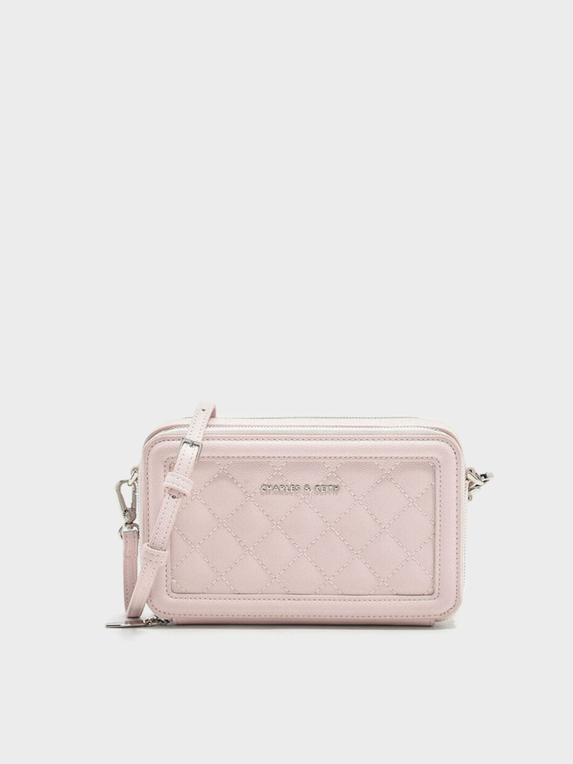 Charles and keith pink sling bag new arrivals